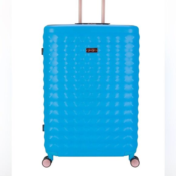 JESSICA SIMPSON HARDSIDE ROLLER LUGGAGE Vibrance suitcase Carry on 20” - Picture 1 of 11